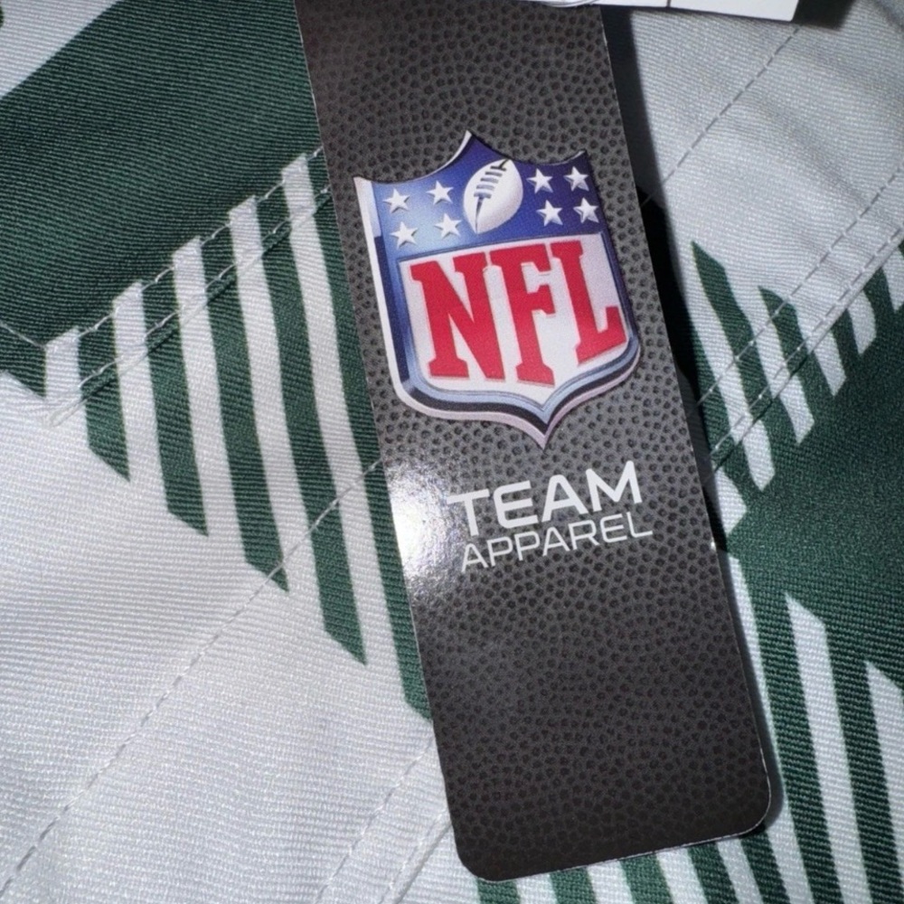 New York Jets Overalls Plaid Bib Men’s Large FOCO NFL Football New With Tags - Picture 6 of 9